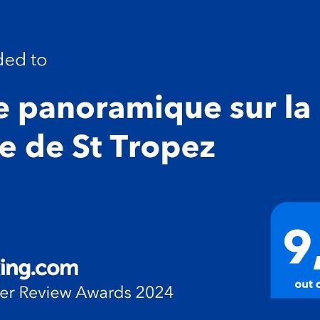 Vue Panoramique Sur La Baie De St Tropez Vila Les Issambres Exterior foto